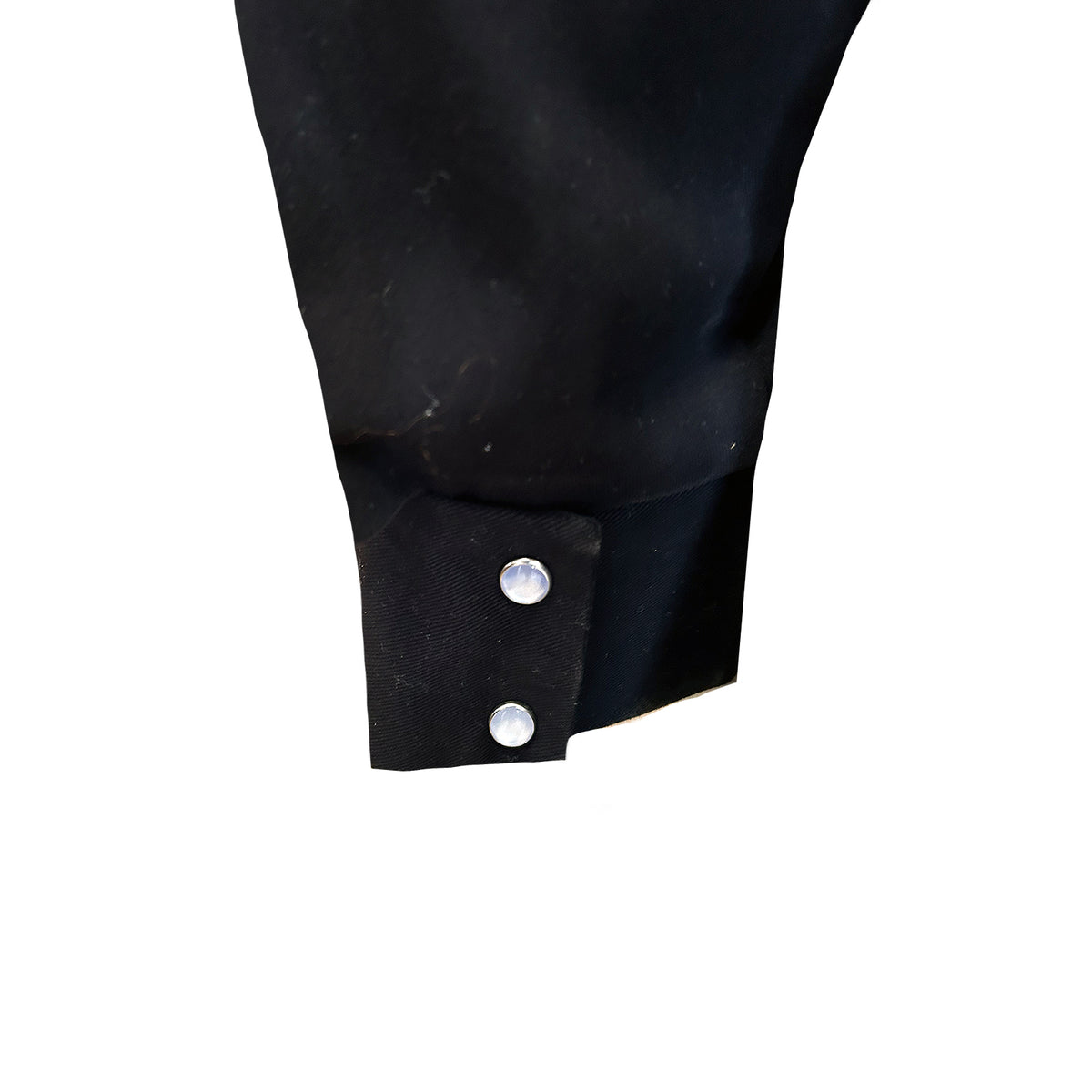 Men's Vintage Black Suede Cloth Western Bolero Jacket with Bison Embroidery by Rockmount Ranch Wear