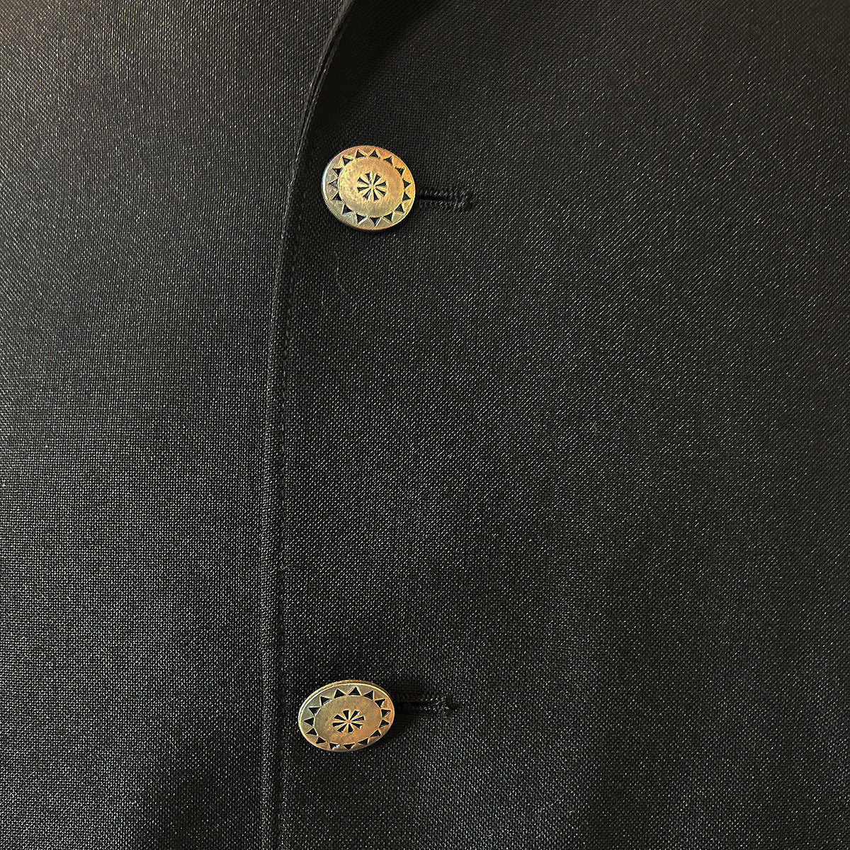 Men's Black Wool Blend Western Blazer - Rockmount