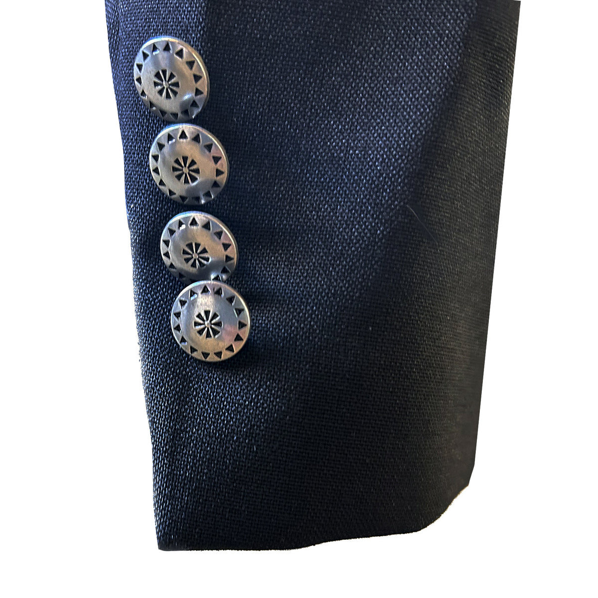 Men's Black Wool Blend Western Blazer - Rockmount
