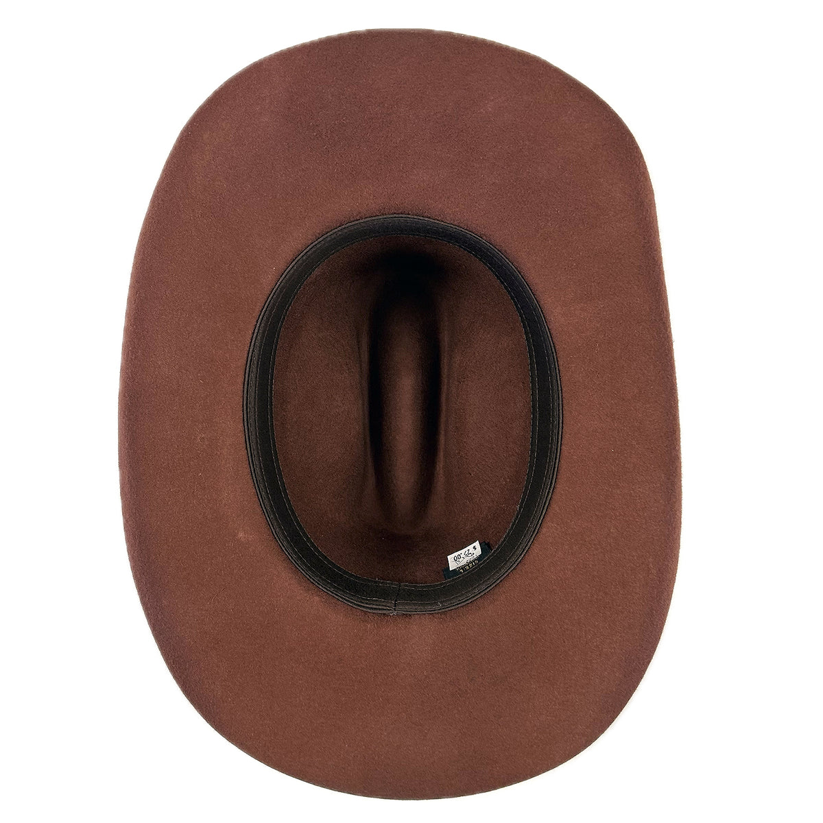 Rust Wool Felt Cattleman Cowboy Hat by Rockmount Ranch Wear, 100 wool felt with leatherette starburst conchos