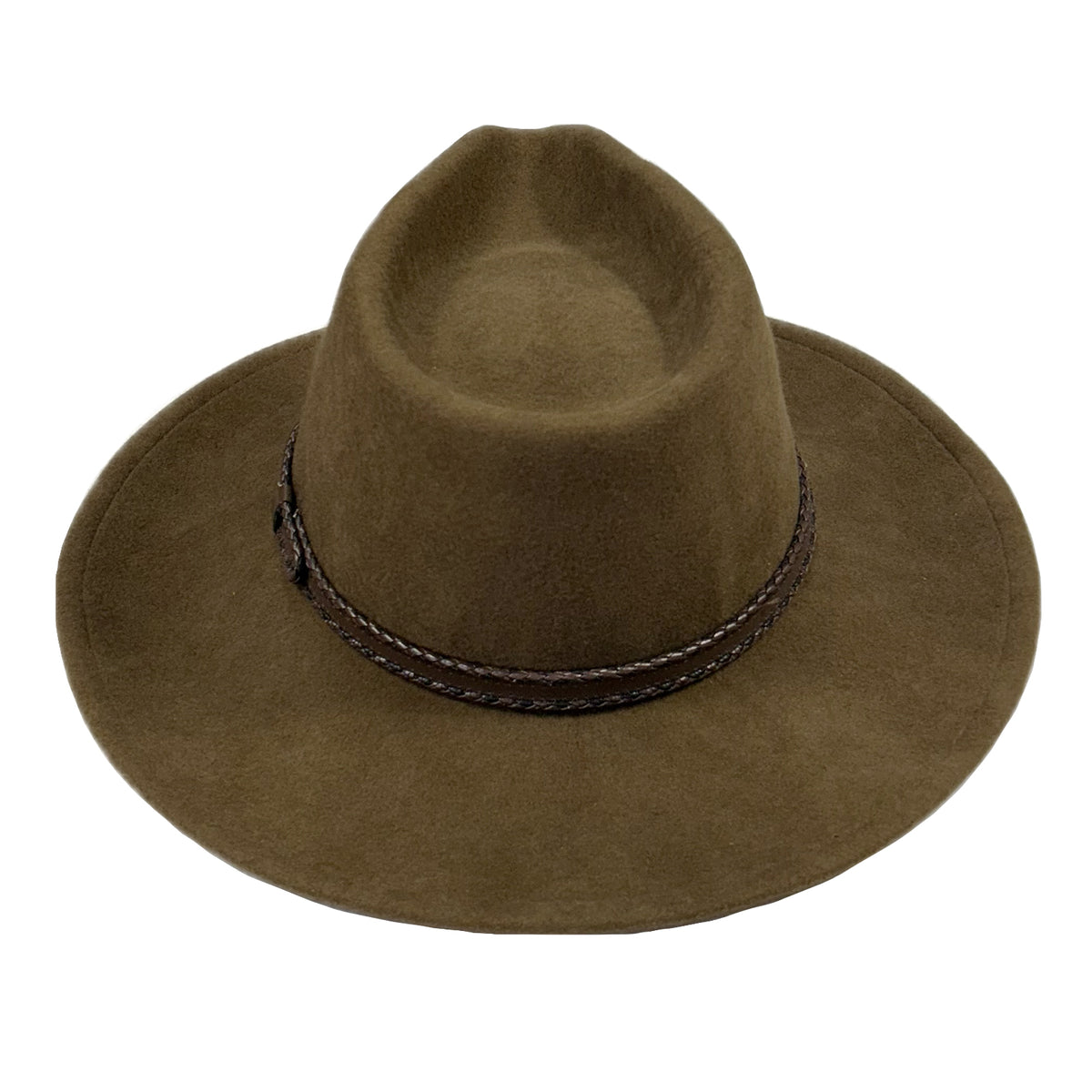 Crushable Brown Wool Felt Denver Sorrel Western Hat - Rockmount