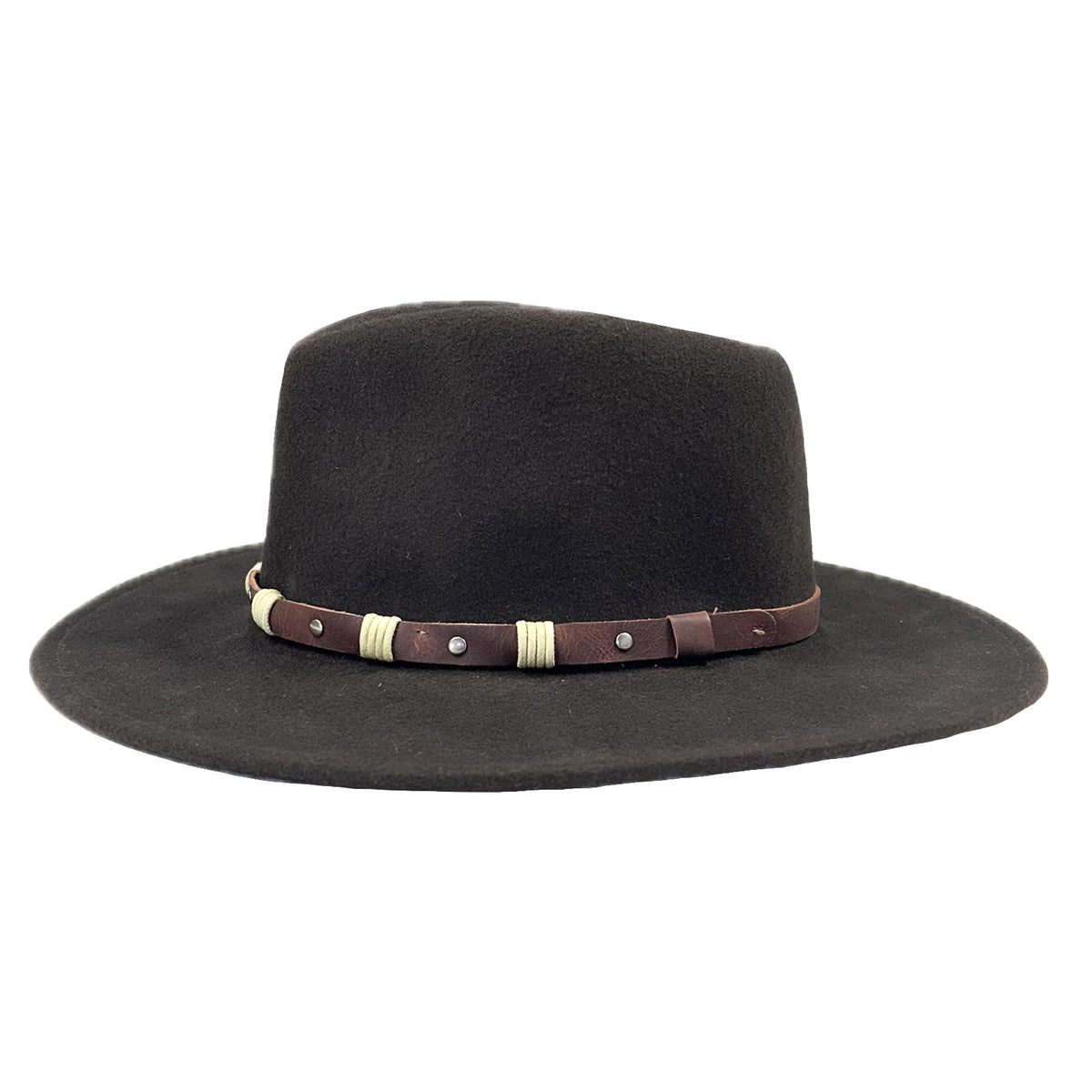 Crushable Brown Felt Denver Western Hat - Rockmount