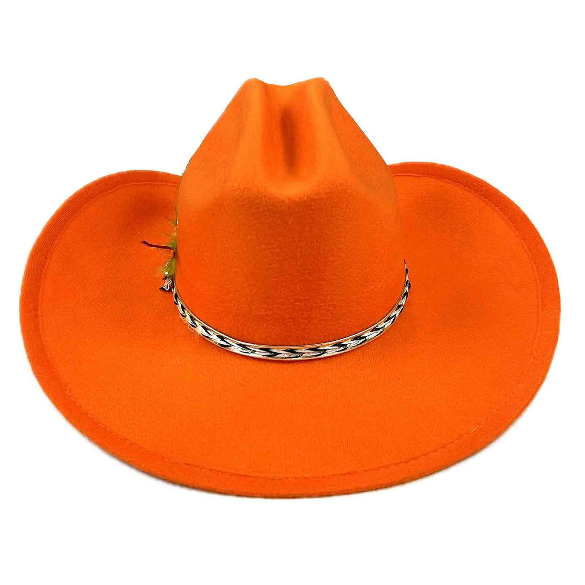 Sierra Ultra-Felt Blaze Orange Western Hat - Rockmount
