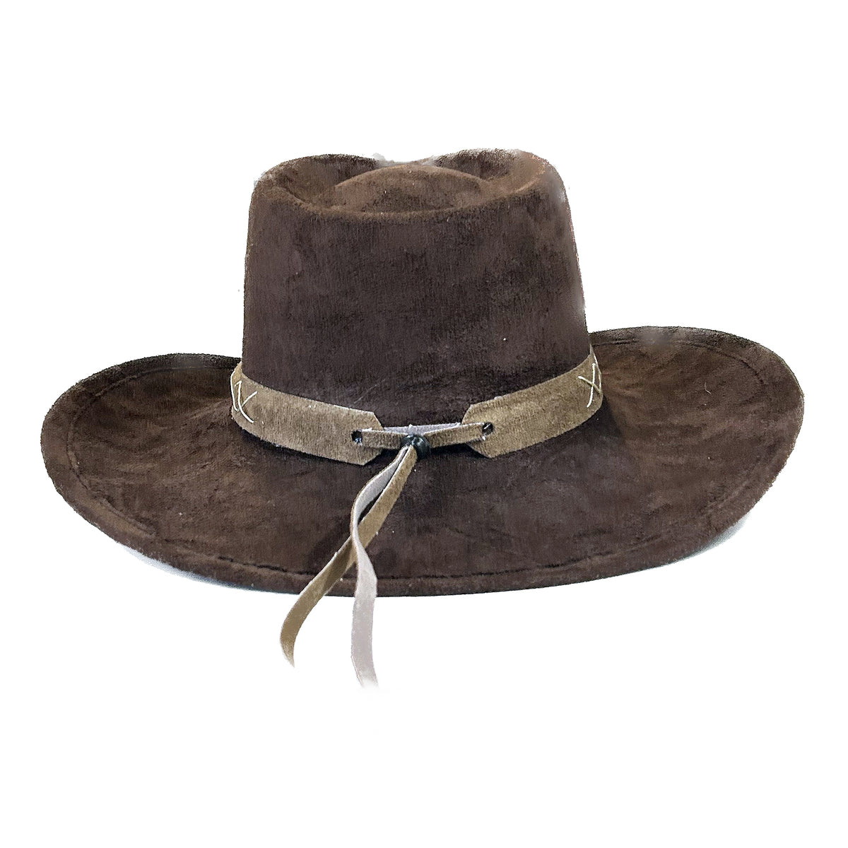 Suede Canyon Western Hat in Brown - Rockmount