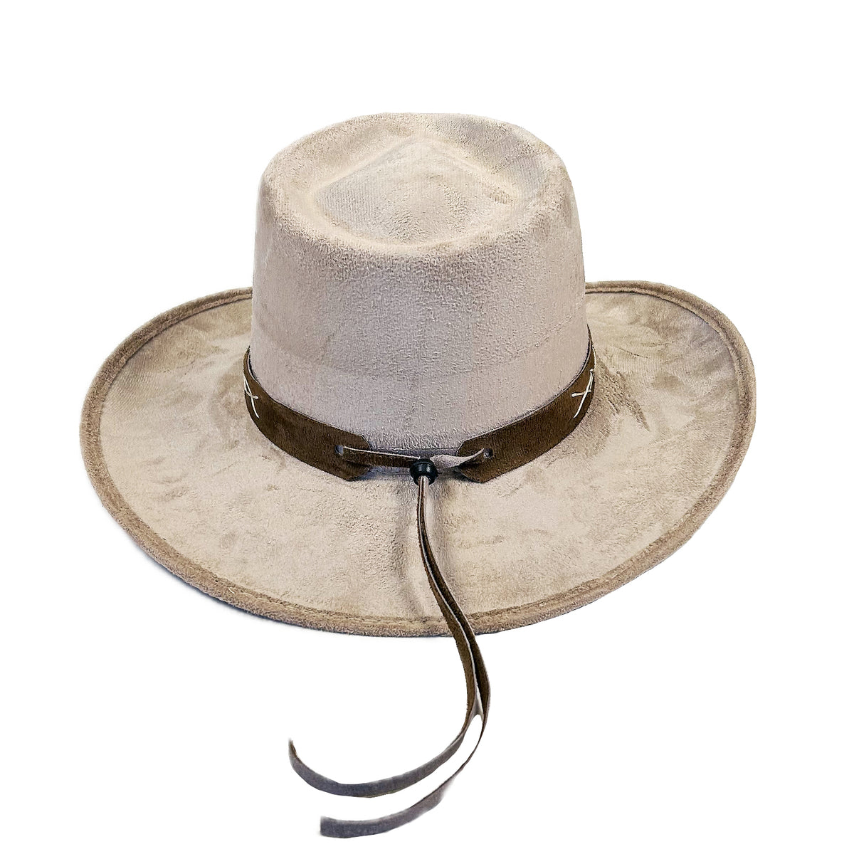 Suede Canyon Western Hat in Beige - Rockmount