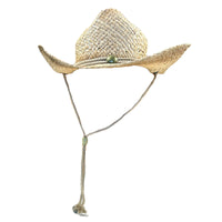 Raffia Full Vent Distressed Brown Band Straw Western Hat by Rockmount Ranch Wear, distressed raffia straw