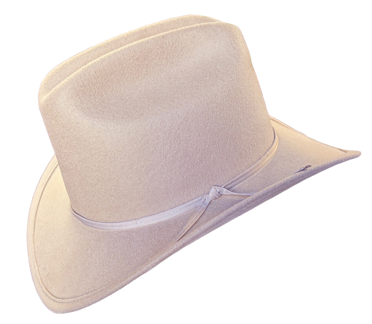 Kid's Buck Wool Felt Western Cowboy Hat by Rockmount Ranch Wear in light tan wool felt with 4 inch crown