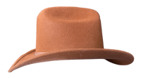 Kid's Sorrel Wool Felt Western Cowboy Hat by Rockmount Ranch Wear with 4 inch crown and 3 18 inch brim