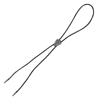 Pewter Arrowhead Western Bolo Tie by Rockmount Ranch Wear with pewter arrowhead slide and leatherette cord