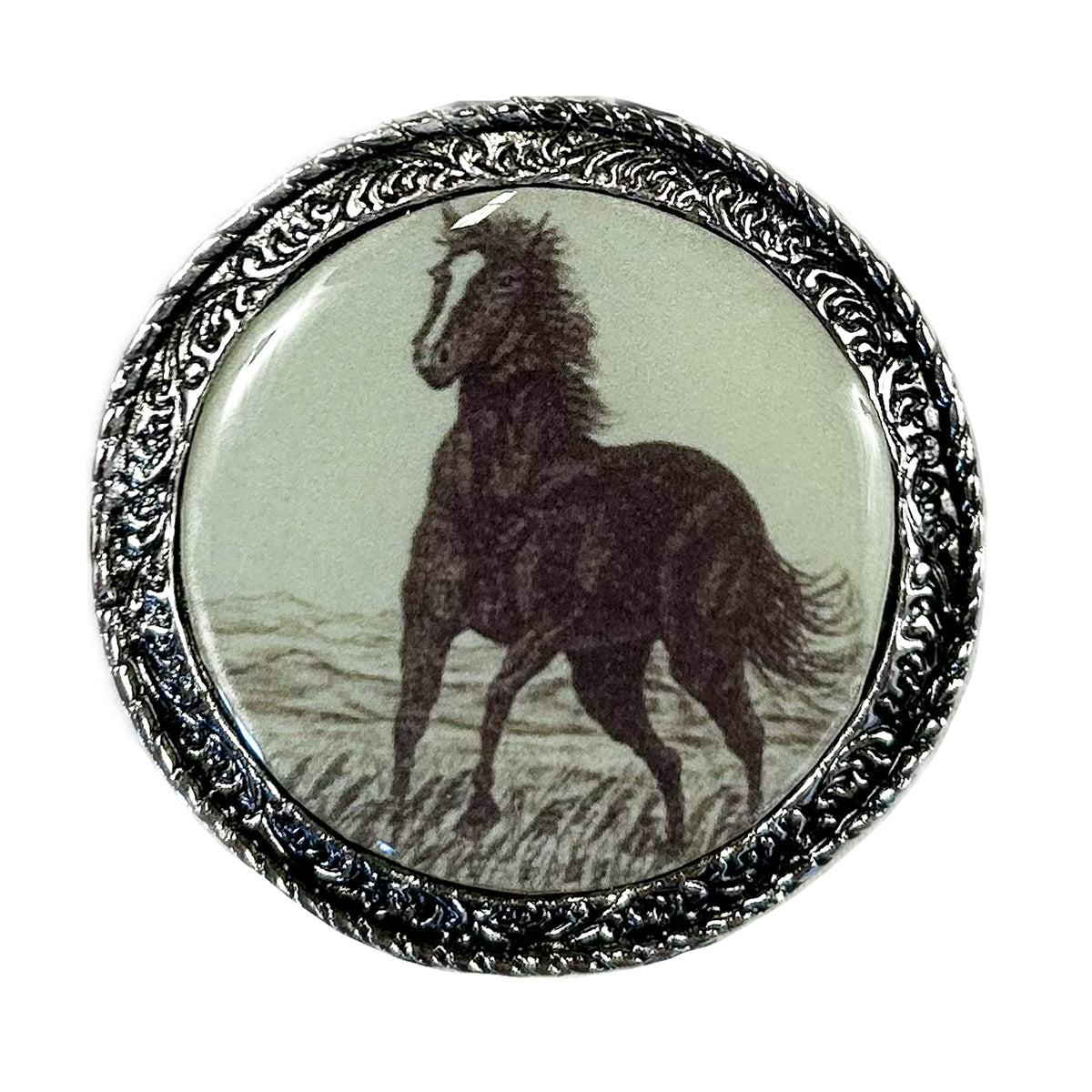 Silver Mountain Mustang Western Bolo Tie - Rockmount