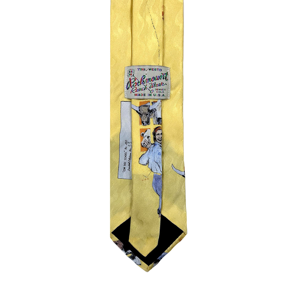 Limited-Edition Cowdog School Silk Tie by Donna Howell-Sickles - Rockmount