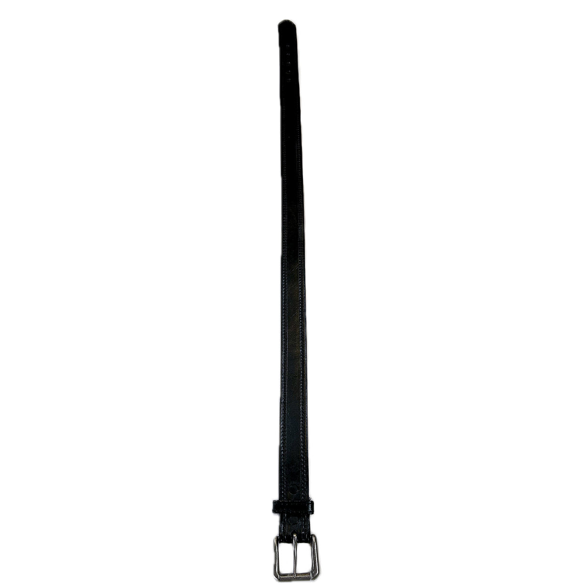 Single Stitch Saddle Genuine Black Leather Western Belt - Rockmount