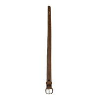 Single Stitch Saddle Genuine Brown Leather Western Belt Rockmount Ranch Wear with genuine leather and 1-12 inch width