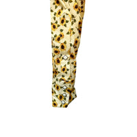 Men's Vintage Yellow Sunflower Print Western Shirt by Rockmount Ranch Wear with floral print and snap button front