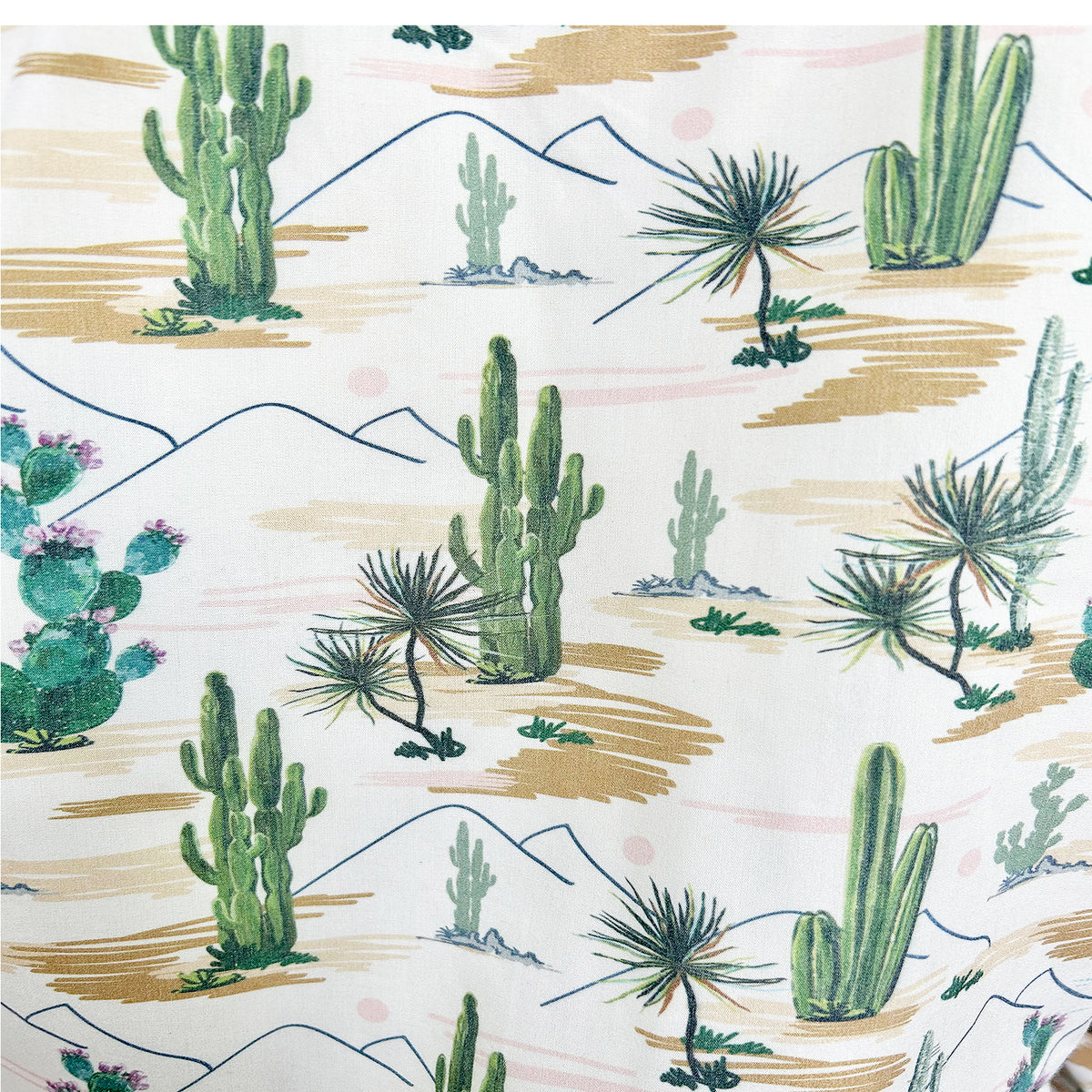 Men's Vintage Desert Cactus Print Western Shirt by Rockmount Ranch Wear with cactus floral print