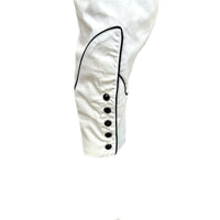 Men's Ivory Gabardine Warbonnet Embroidered Western Shirt by Rockmount Ranch Wear with snap button shirt