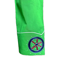 Women27s Green Porter Wagoner Embroidered Western Shirt by Rockmount Ranch Wear, hand chenille embroidery