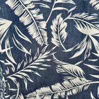 Women's Denim Floral Print Western Shirt by Rockmount Ranch Wear in indigo denim with floral print