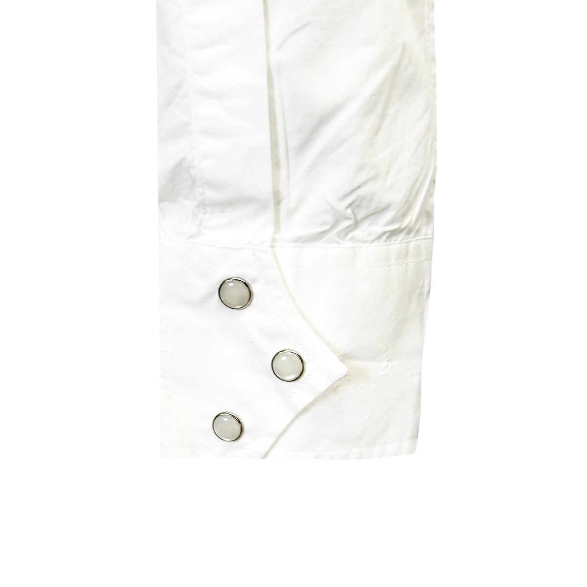 Women's Solid White 100% Cotton Western Shirt - Rockmount