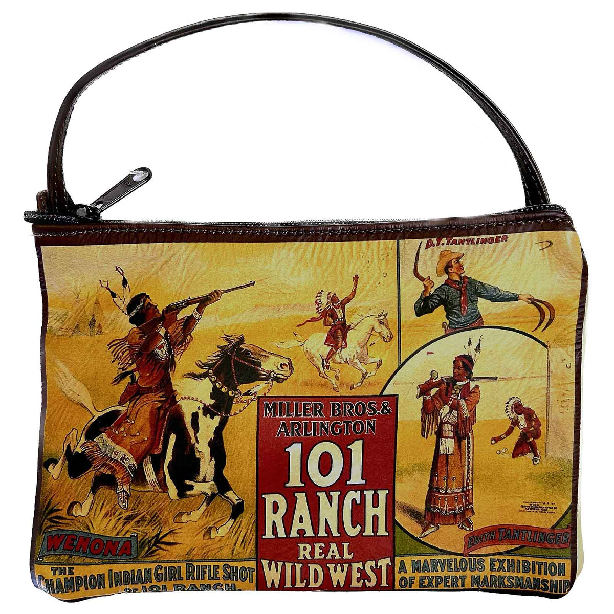 Wild West Show 101 Ranch Leather Western Purse by Rockmount Ranch Wear, genuine leather handmade western purse