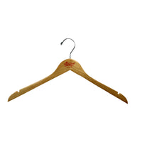 Rockmount Ranch Wear Natural Wood Hanger with precision routed notches and a swivel metal loop